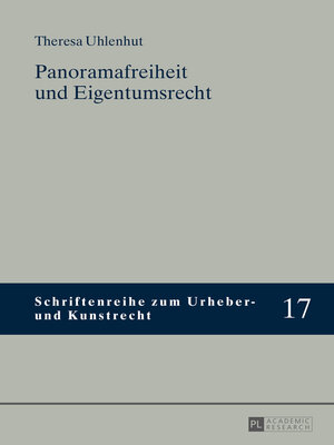 cover image of Panoramafreiheit und Eigentumsrecht